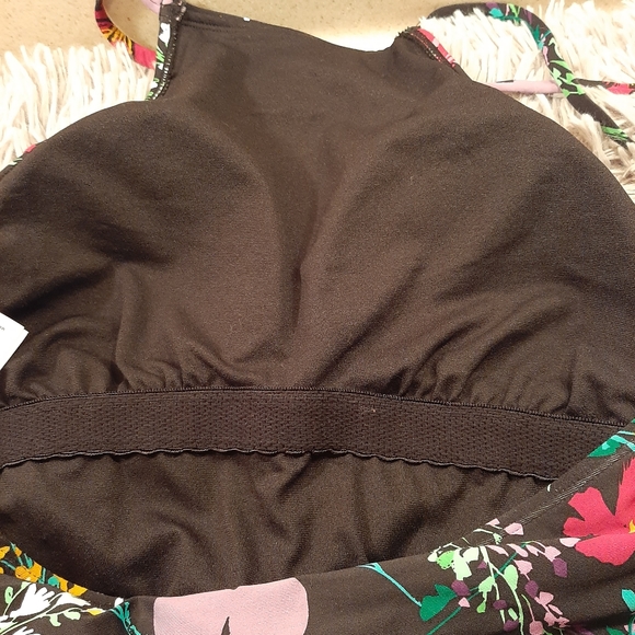NWT Floral Halter Top Tankini Size Large - Picture 5 of 6
